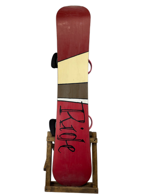 159cm Ride Theory Snowboard W/ Burton Freestyle Bindings