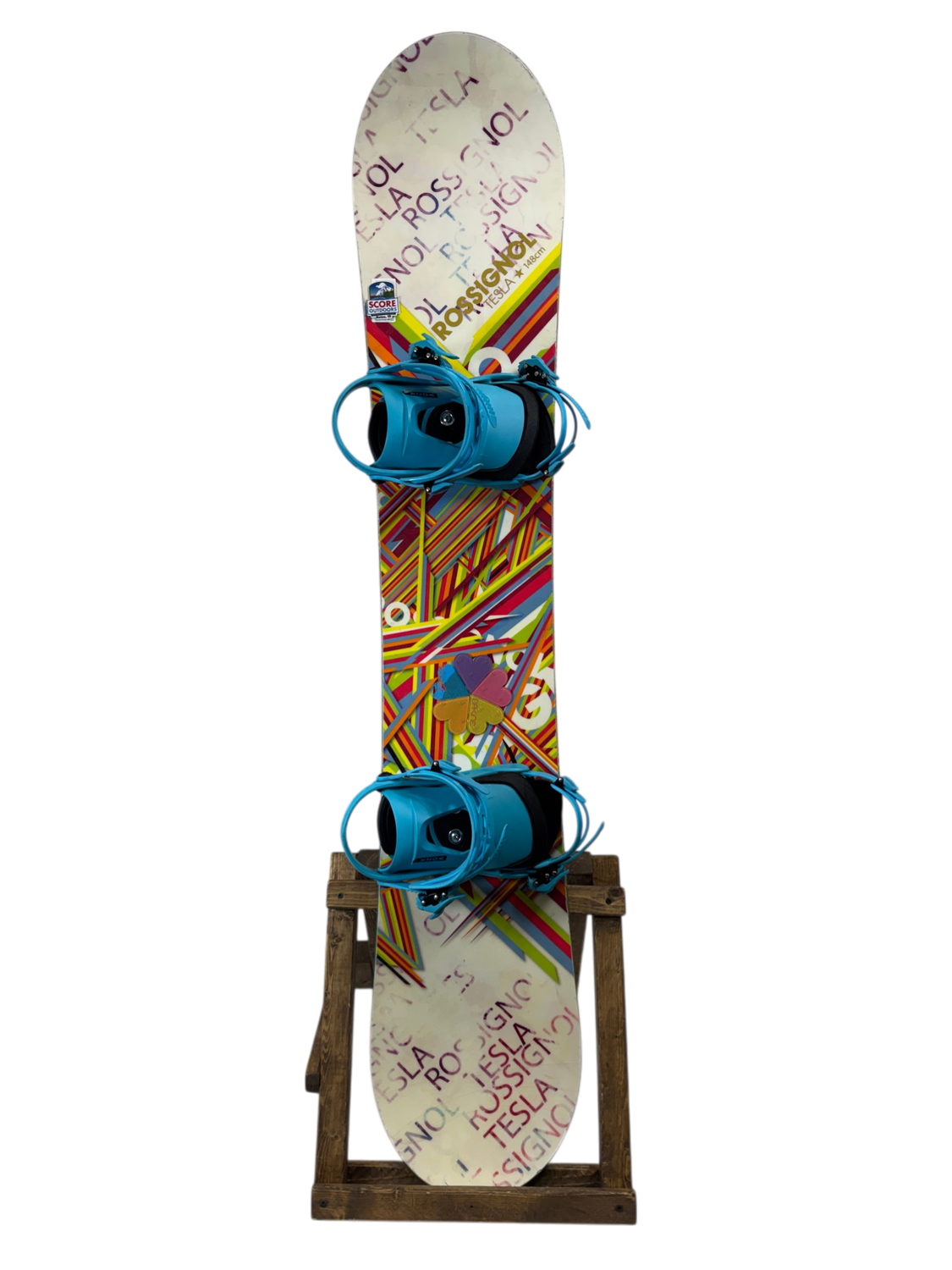 148cm Rossignol Tesla Snowboard W/ Chamonix Voza Bindings