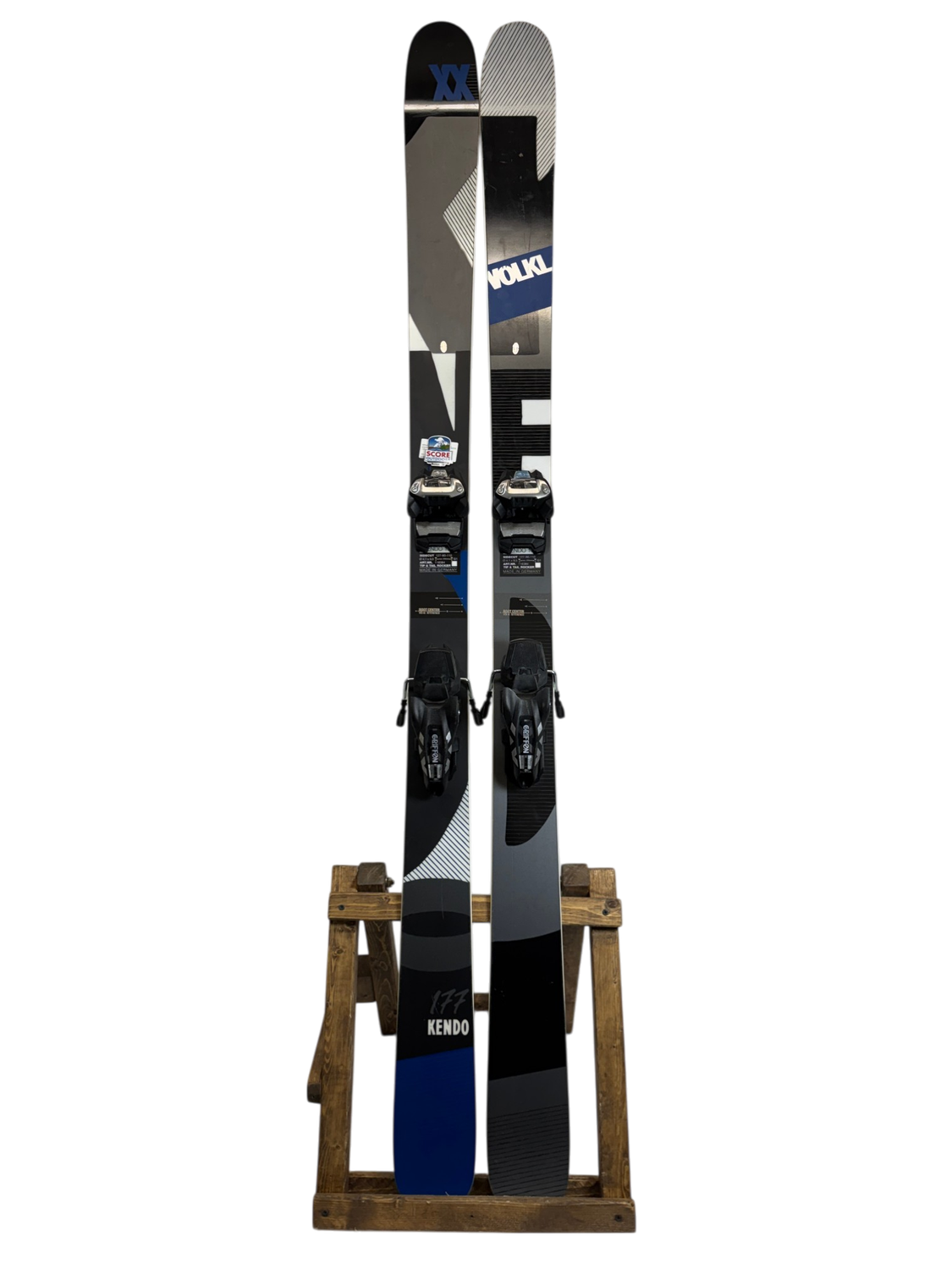 177cm Volkl Kendo Skis W/ Marker Griffon Bindings 177cm Volkl Kendo Skis W/ Marker Griffon Bindings