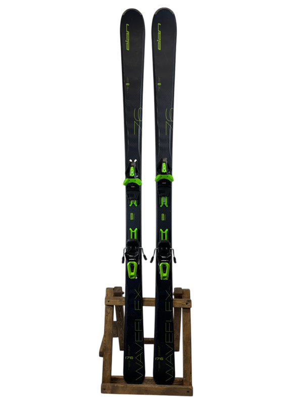 176cm Elan Waveflex Skis w/ Elan EL10 Bindings