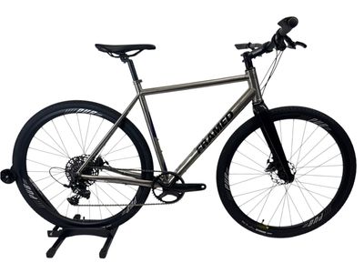 56cm Framed Basswood Titanium Flat Bar Gravel Bike 56cm Framed Basswood Titanium Flat Bar Gravel Bike