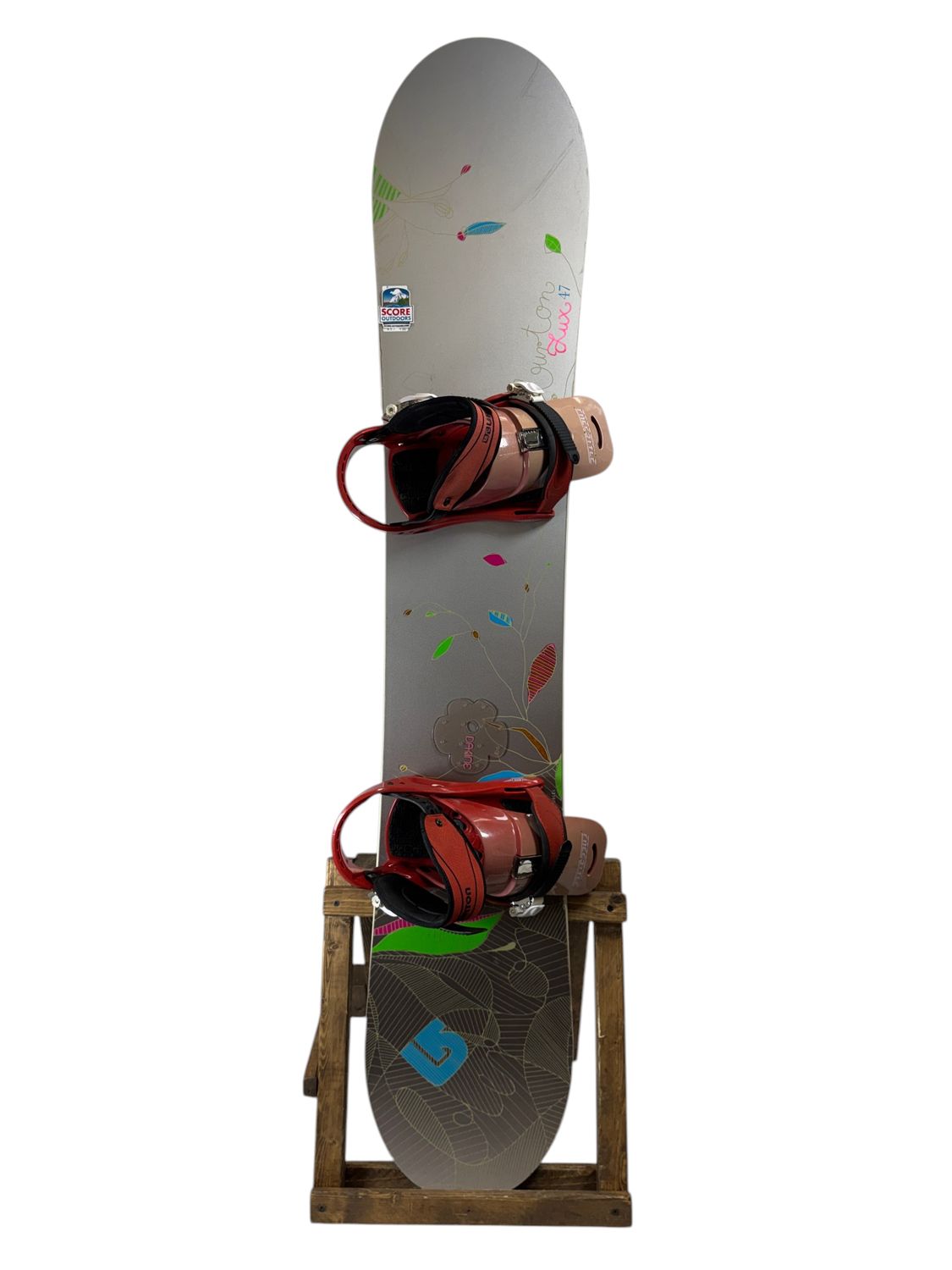 147cm Burton Lux Snowboard W/ Burton Freestyle Bindings 147cm Burton Lux Snowboard W/ Burton Freestyle Bindings
