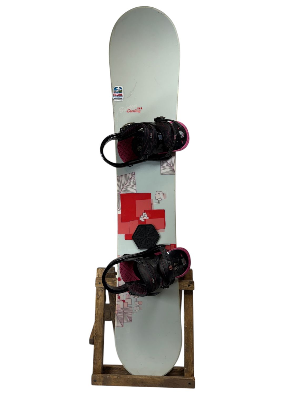 144cm Burton Sterling Snowboard W/ Burton Lexa Bindings 144cm Burton Sterling Snowboard W/ Burton Lexa Bindings