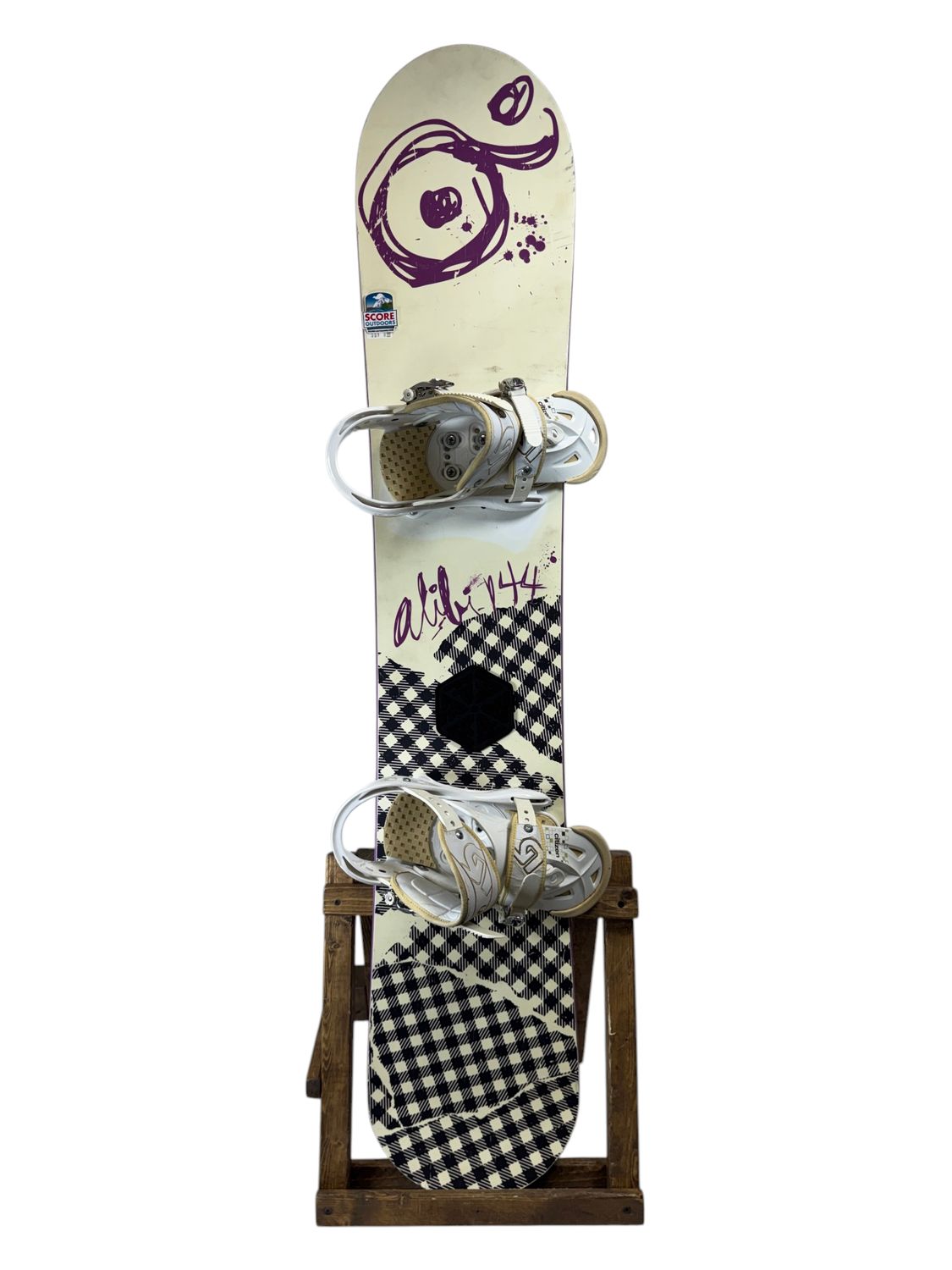 144cm Alibi Rogue Snowboard W/ Burton Citizen Bindings
