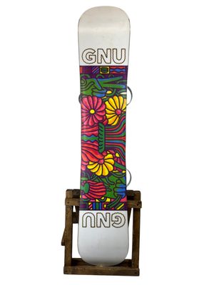 145cm GNU B-Nice Snowboard W/ Union Rosa Bindings