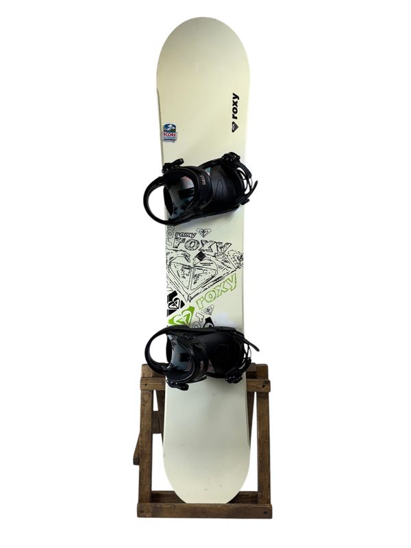 143cm Roxy Snowboard W/ Salomon Vendetta Bindings