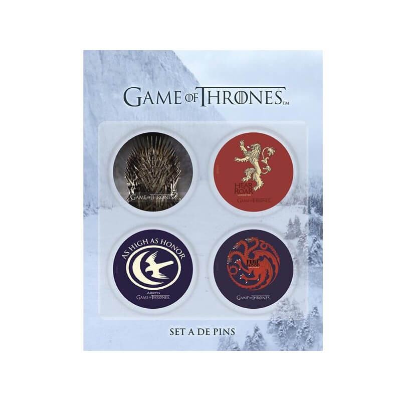 GAME OF THRONES - 4 BADGES - SET A