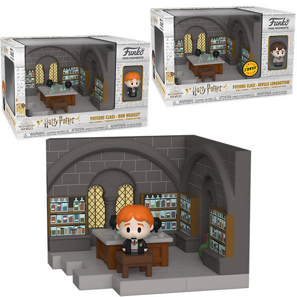 HARRY POTTER DIORAMA ANNIVERSARY RON W/ NEVILLE CHASE