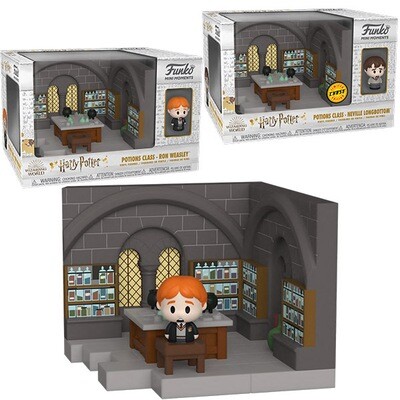 HARRY POTTER DIORAMA ANNIVERSARY RON W/ NEVILLE CHASE