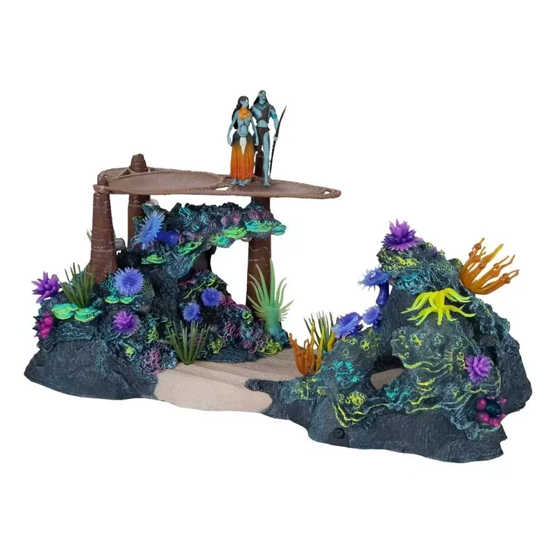 Figurines Metkayina Reef with Tonowari and Ronal - Avatar 2 : La Voie de l&#39;eau