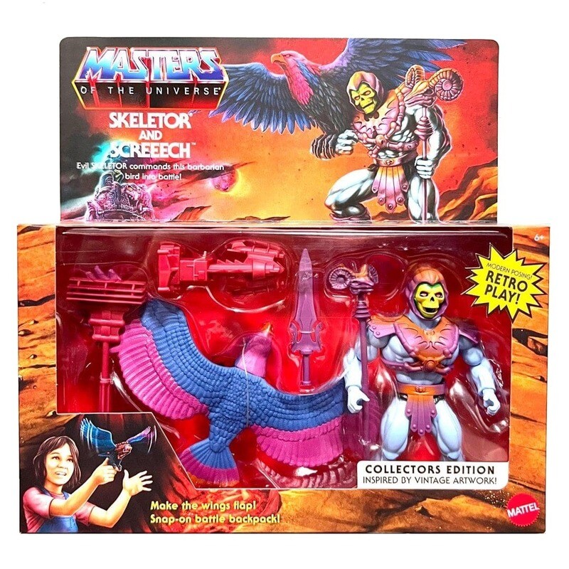 Pack 2 figurines Skeletor &amp; Screeech - Les Maîtres de l&#39;Univers Origins