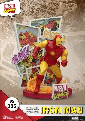 Marvel Comics diorama PVC D-Stage Iron Man 16 cm - Beast Kingdom Toys