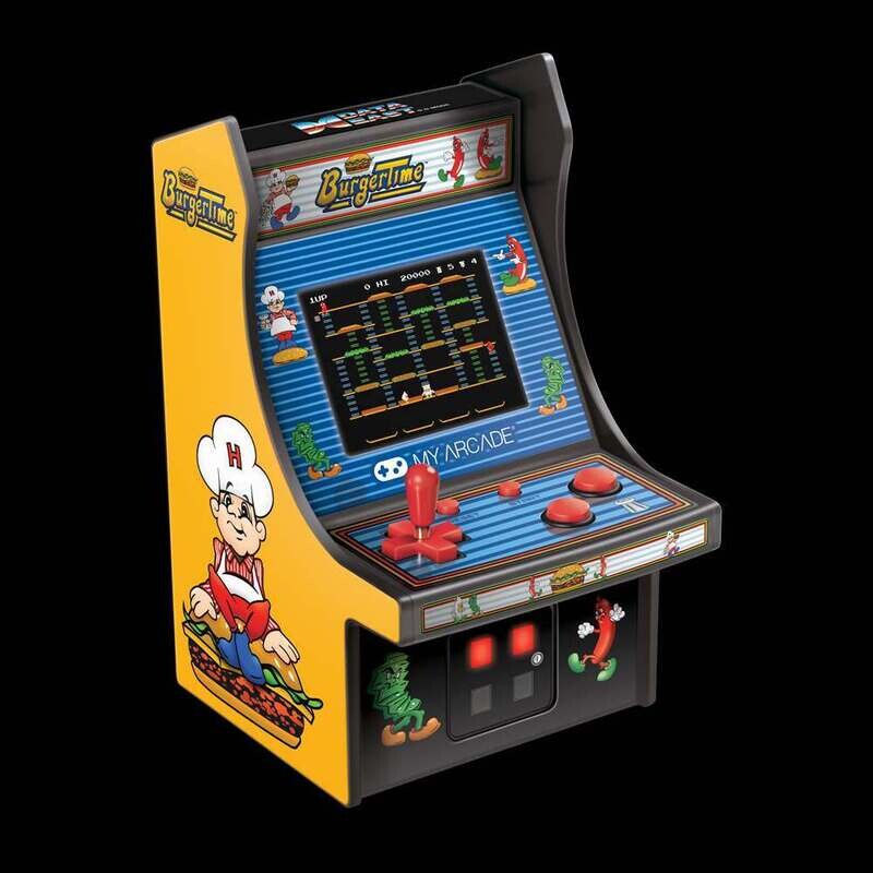 Mini Borne d'Arcade - Micro Player - Burger Time - My Arcade