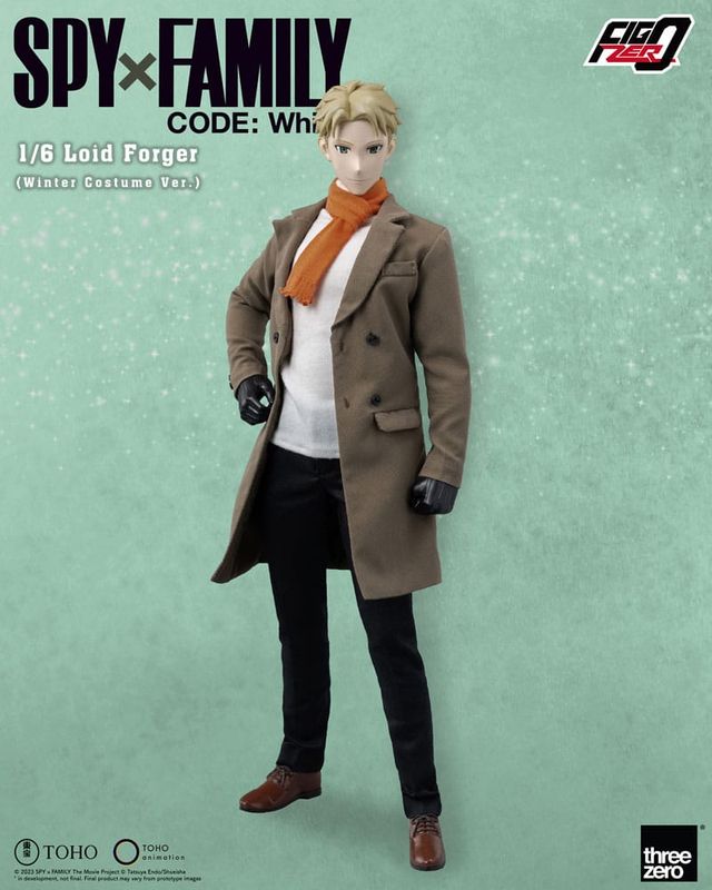 Spy x Family Code : White figurine FigZero 1/6 Loid Forger (Winter Costume Ver.) 31 cm