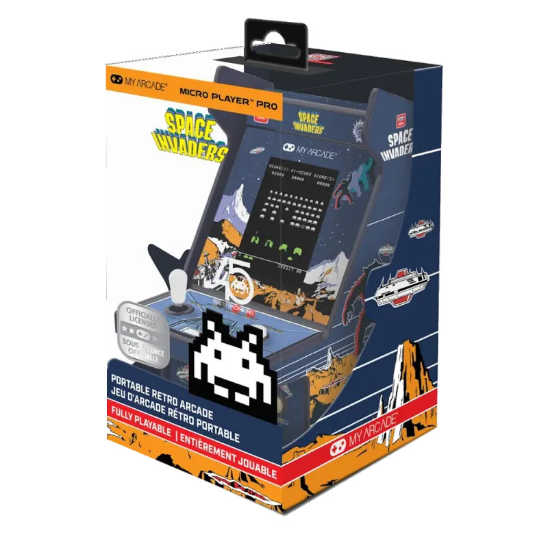 Mini Borne d&#39;Arcade - Micro Player Pro - Space Invaders - My Arcade