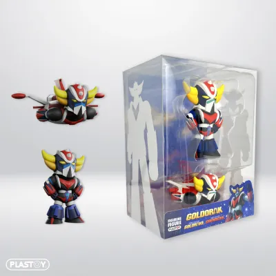 Goldorak - Pack 2 figurines soucoupe & Goldorak debout - Plastoy