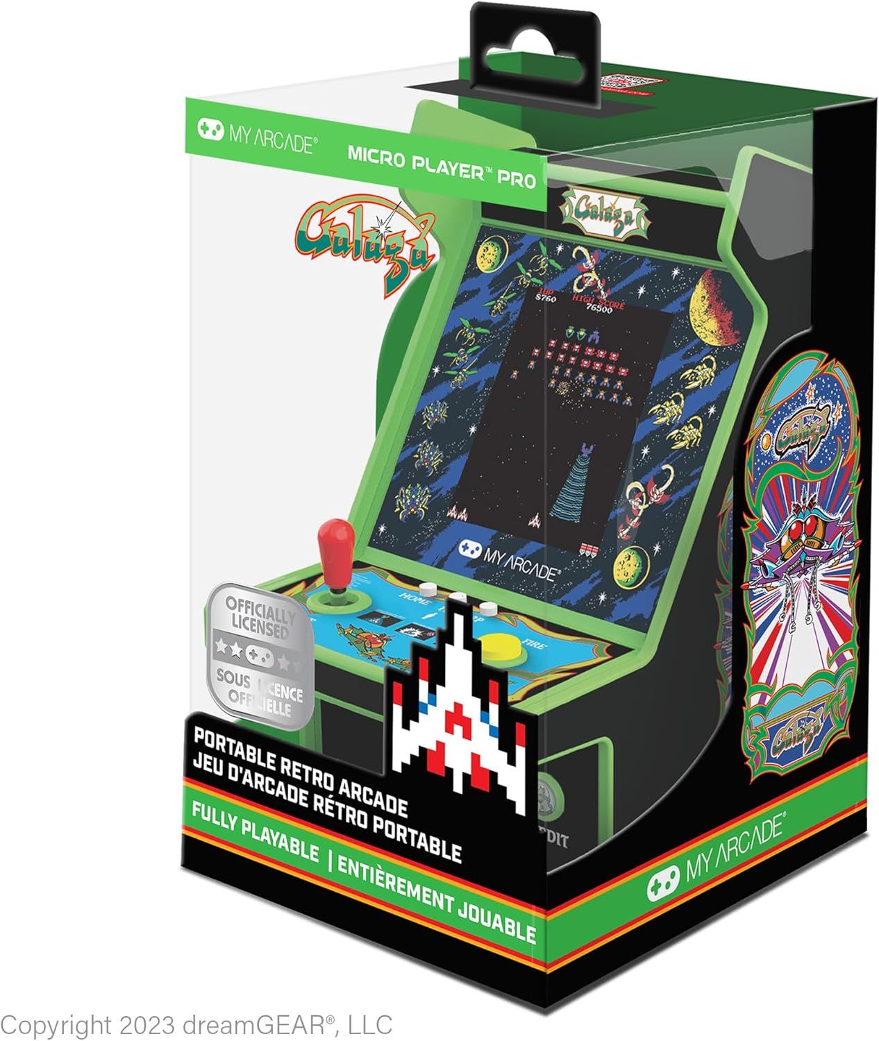 Mini Borne d&#39;Arcade - Micro Player Pro - Galaga + Galaxian - My Arcade