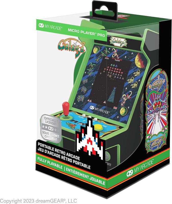 Mini Borne d&#39;Arcade - Micro Player Pro - Galaga + Galaxian - My Arcade