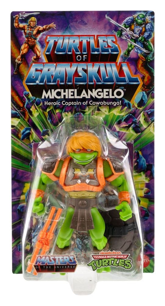 MOTU x TMNT: Turtles of Grayskull Figurine Michelangelo 14 cm