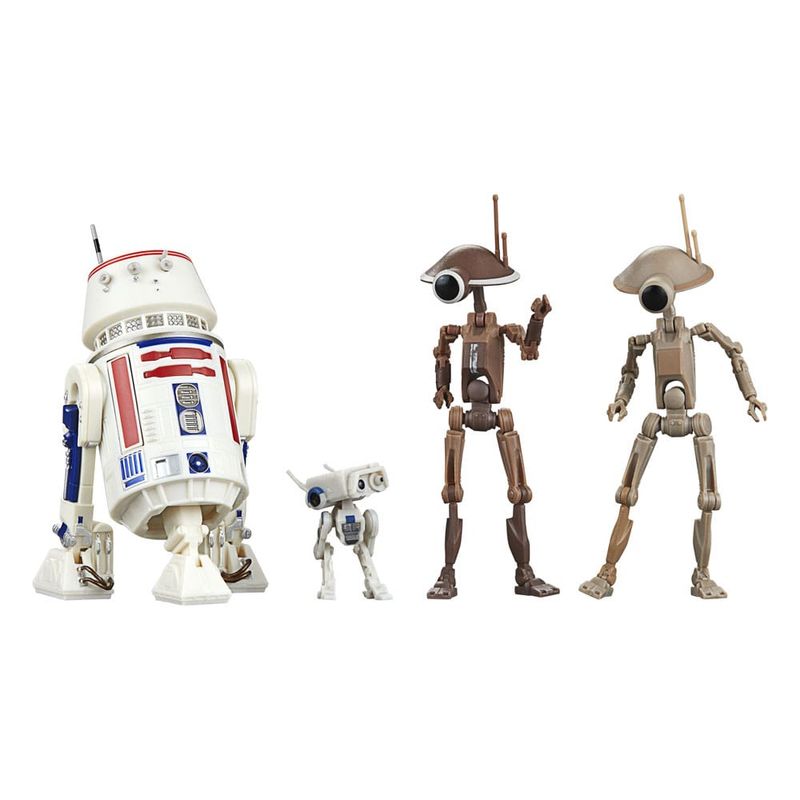 Star Wars: The Mandalorian Black Series Pack 4 figurines R5-D4, BD-72 &amp; Pit Droids