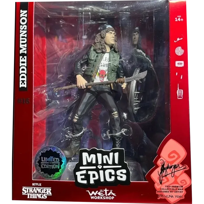 Stranger Things - Figurine Mini Epics Eddie Munson Limited Edition 16 cm