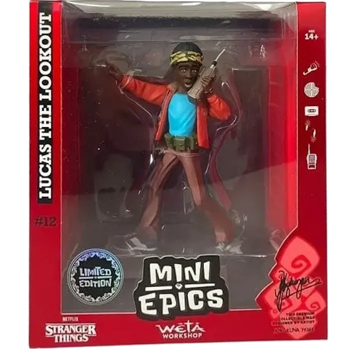 Stranger Things - Figurine Mini Epics Lucas the Lookout (Season 1) Limited Edition 14 cm