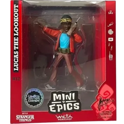 Stranger Things - Figurine Mini Epics Lucas the Lookout (Season 1) Limited Edition 14 cm