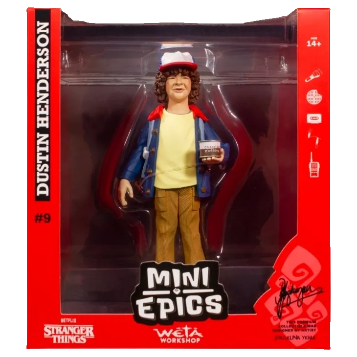 Stranger Things - Figurine Mini Epics Dustin Henderson (Season 1) 15 cm