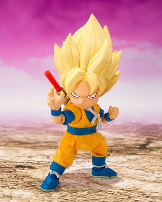 Dragon Ball Figurine S.H.Figuarts Super Saiyan Son Goku (mini) Daima 8 cm