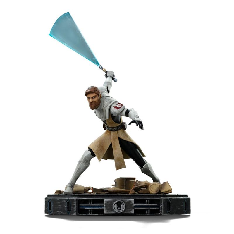 Star Wars : Clone Wars - Statuette Obi-Wan Kenobi - Art Scale 1/10 - Iron Studios