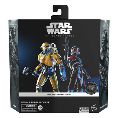 Star Wars: Obi-Wan Kenobi - Pack 2 Figurines NED-B &amp; Purge Trooper Exclusive Black Series - Hasbro