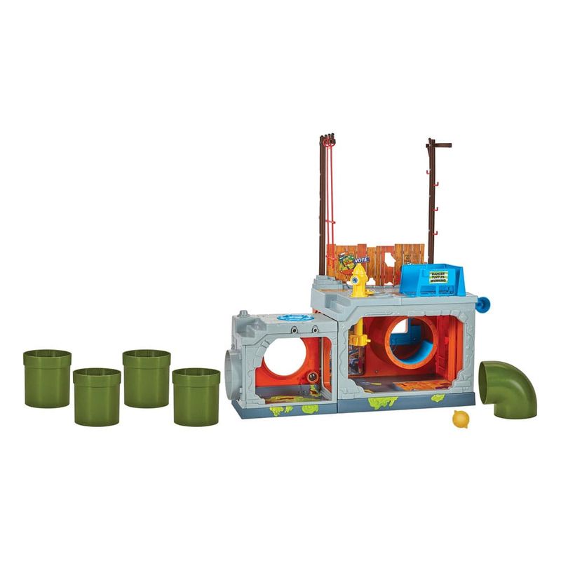 Tortues Ninja - Bâtiment Secret Sewer Lid Playset Mutant Module 30 cm