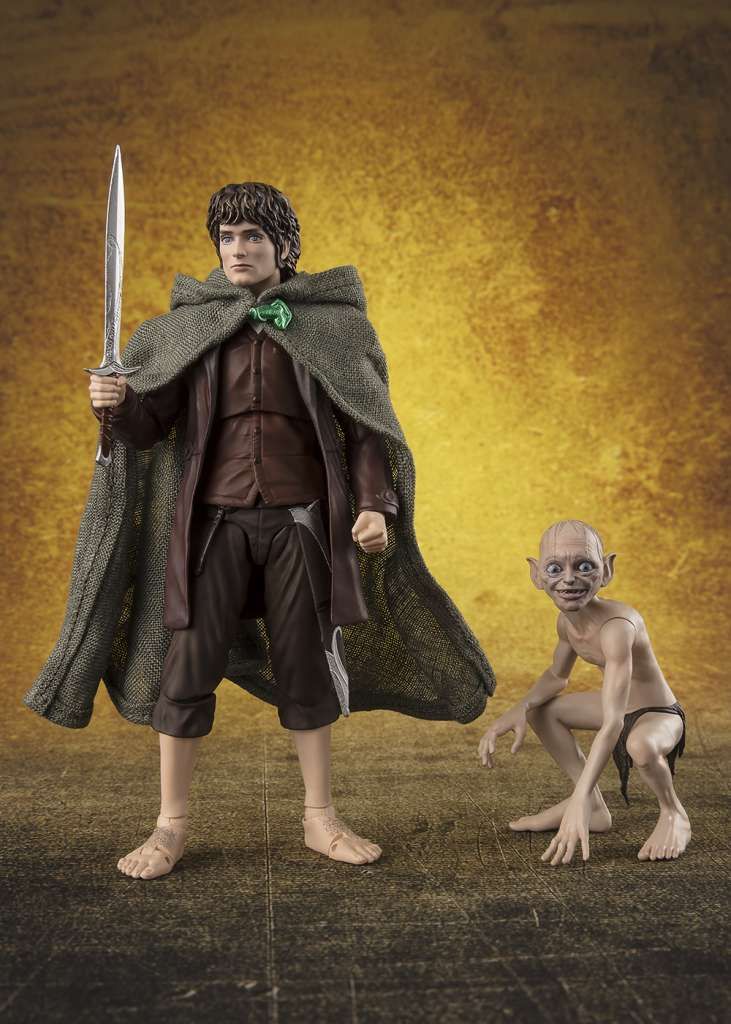 Le Seigneur des Anneaux - Set Figurines Frodon Sacquet &amp; Gollum - S.H.Figuarts - Bandai