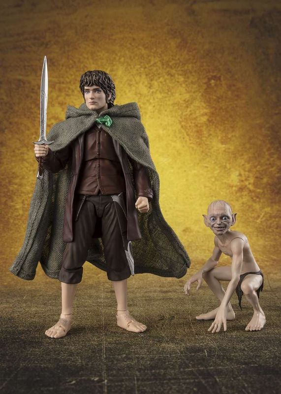 Le Seigneur des Anneaux - Set Figurines Frodon Sacquet &amp; Gollum - S.H.Figuarts - Bandai