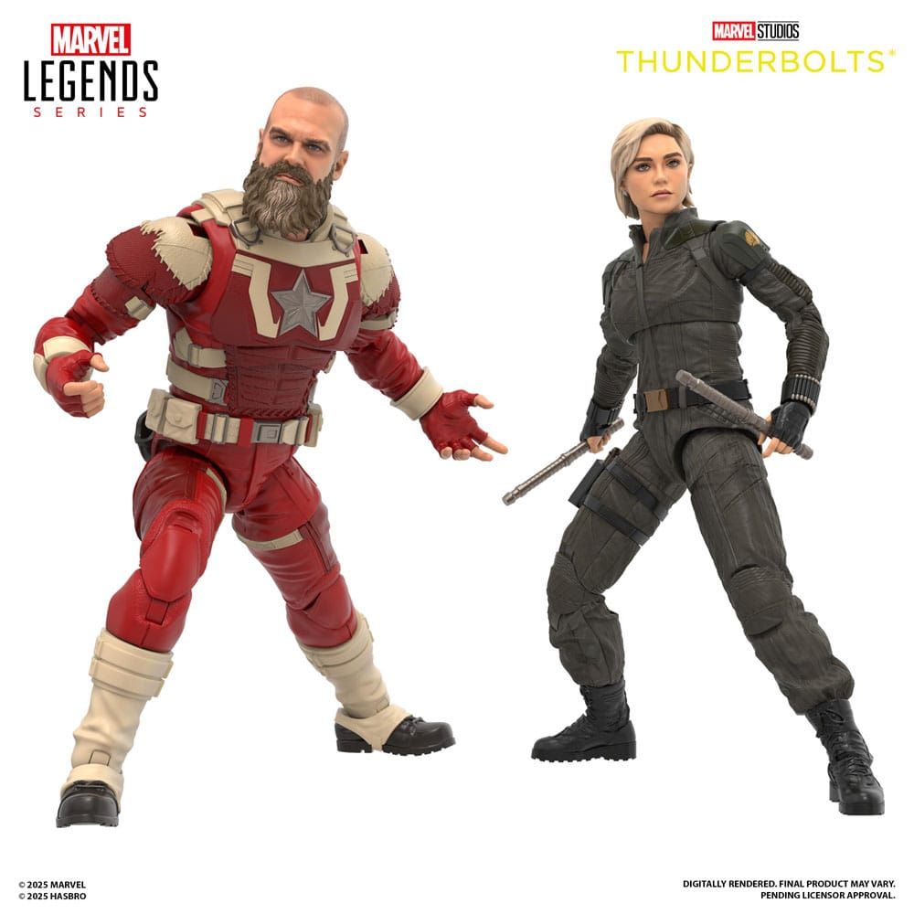 Thunderbolts - Marvel Legends - Pack 2 figurines Yelena Belova &amp; Red Guardian 15 cm - Hasbro