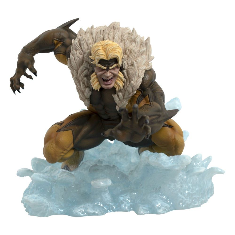 Marvel Comic - Gallery diorama - Sabretooth 16 cm - Diamond Select