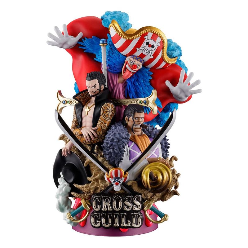 One Piece - Petitrama DX Statuette Logbox Re Birth 03 Cross Guild 15 cm - Megahouse