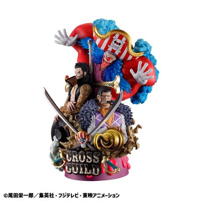 One Piece - Petitrama DX Statuette Logbox Re Birth 03 Cross Guild 15 cm - Megahouse