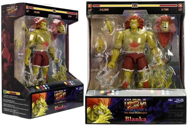 Ultra Street Fighter II: The Final Challengers - Figurine 1/12 Blanka 15 cm - Jada Toys
