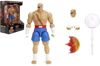 Ultra Street Fighter II: The Final Challengers - Figurine 1/12 Sagat 15 cm - Jada Toys