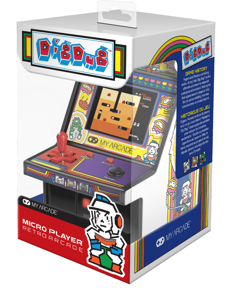 Mini Borne d&#39;Arcade - Micro Player - Dig Dug - My Arcade