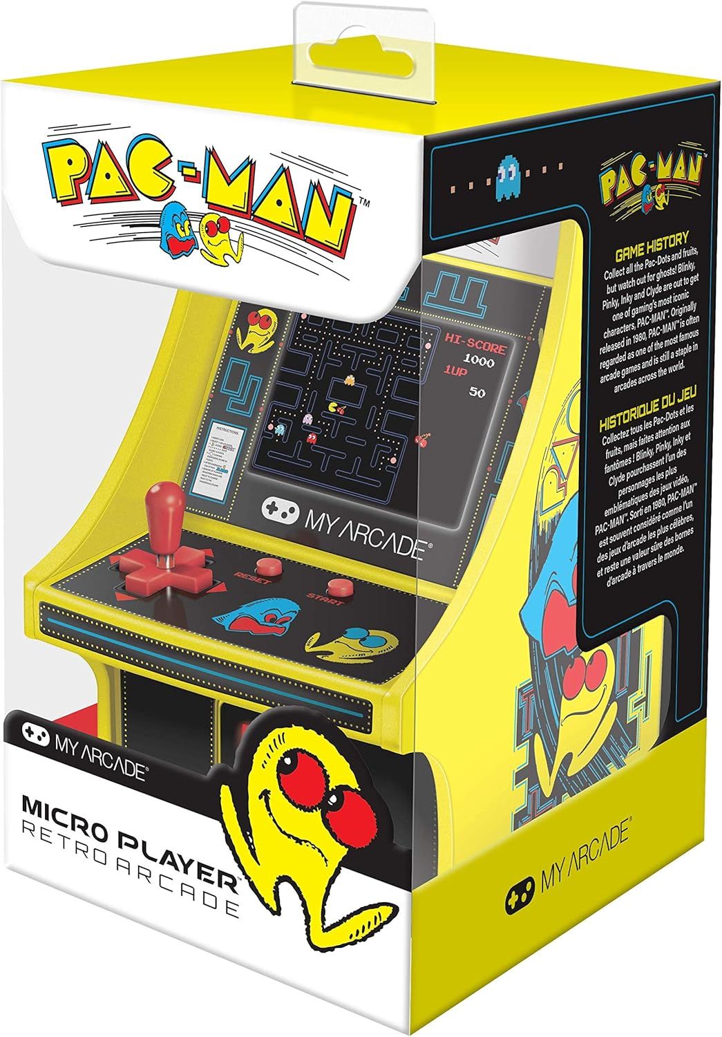 Mini Borne d&#39;Arcade - Micro Player - Pac Man - My Arcade
