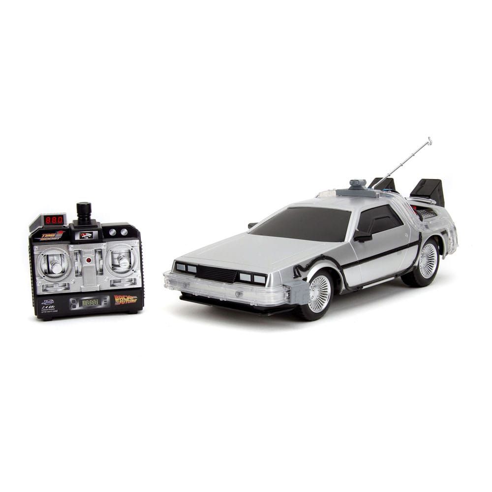 Retour vers le Futur - Delorean 1/16 RC Time Machine contrôle infrarouge - Jada Toys
