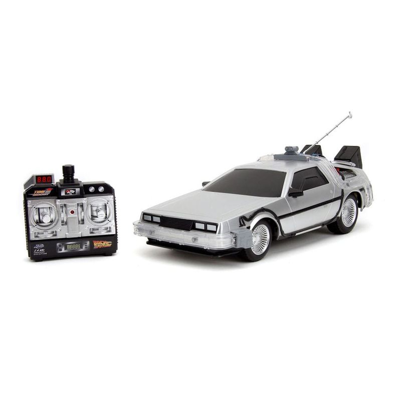 Retour vers le Futur - Delorean 1/16 RC Time Machine contrôle infrarouge - Jada Toys