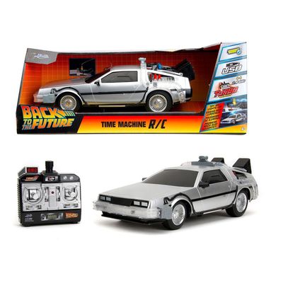 Retour vers le Futur - Delorean 1/16 RC Time Machine contrôle infrarouge - Jada Toys