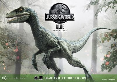 Jurassic World: Fallen Kingdom - Statuette Prime Collectibles 1/10 Blue (Open Mouth Version) 17 cm - Prime 1 Studio