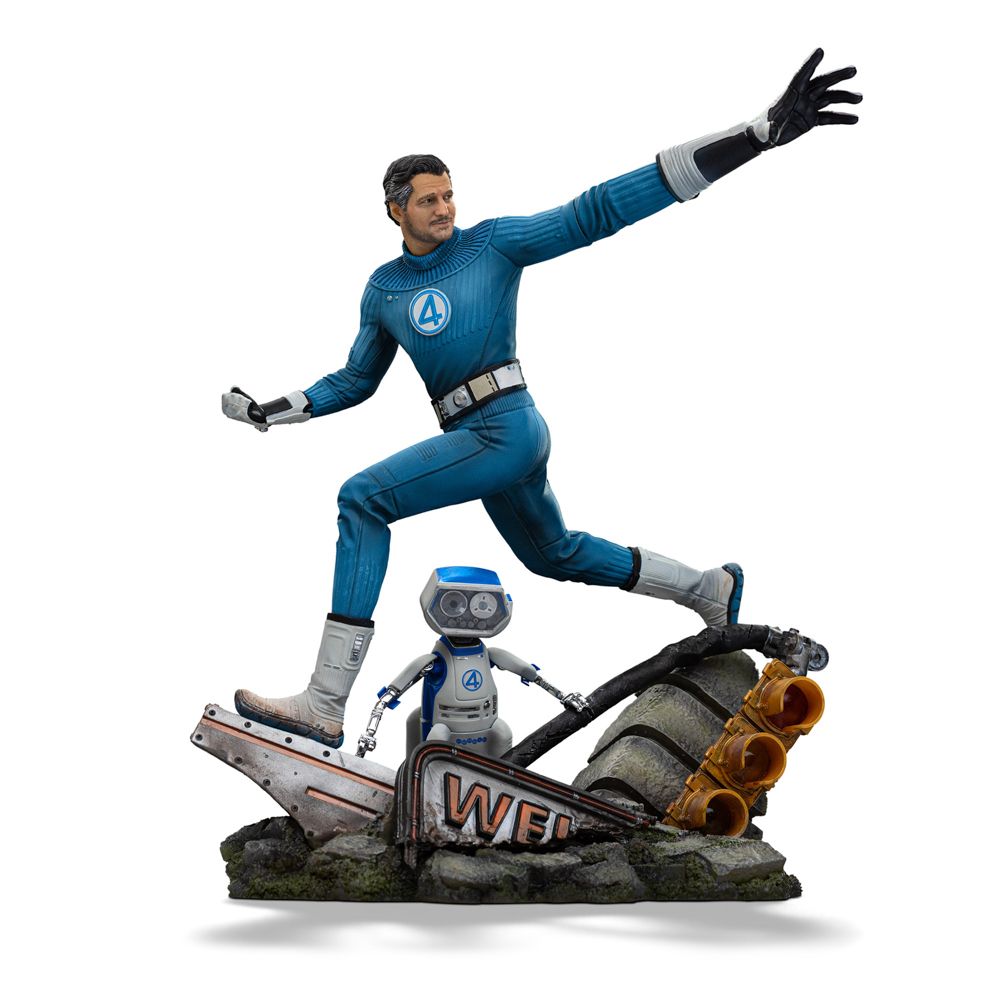 Les Quatre Fantastiques : Premiers Pas - Statue Mr. Fantastic et H.E.R.B.I.E 1/10 - Iron Studios