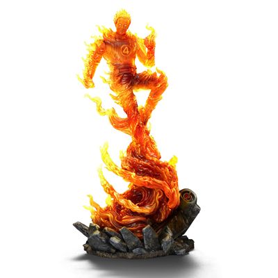 Les Quatre Fantastiques : Premiers Pas - Statue Torche Humaine 1/10 - Iron Studios