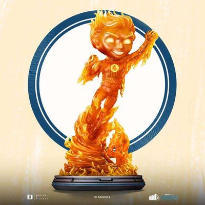 Les Quatre Fantastiques : Premiers Pas - Statue Torche Humaine Minico - Iron Studios
