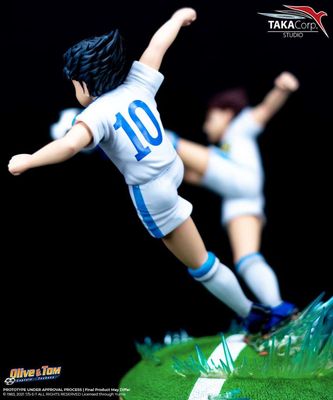 Captain Tsubasa - Statue Résine Golden Twin Shot Olivier Atton &amp; Ben Becker - Taka Corp